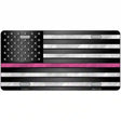 Thin Pink Line Novelty License Plate 12" x 6" (LP)