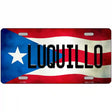 Luquillo Puerto Rico Flag License Plate Metal Novelty 12" x 6" (LP)