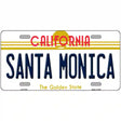 Santa Monica California Novelty License Plate 12" x 6" (LP)