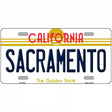 Sacramento California Novelty License Plate 12" x 6" (LP)