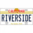 Riverside California Novelty License Plate 12" x 6" (LP)