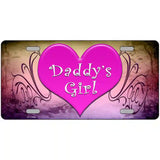 Daddys Girl Novelty License Plate 12" x 6" (LP)