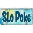 Slo Poke Novelty License Plate 12" x 6" (LP)