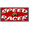 Speed Racer Novelty License Plate 12" x 6" (LP)