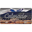 Colorado Forest and Mountains Novelty Metal State License Plate 12" x 6" (LP)