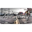 New Jersey Boardwalk Novelty Metal State License Plate 12" x 6" (LP)