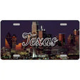 Texas City Lights Novelty Metal Novelty Metal License Plate 12" x 6" (LP)