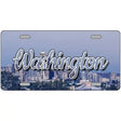 Washington Space Needle Novelty Metal State License Plate 12" x 6" (LP)