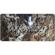 Wyoming Rocky Waterfall Novelty Metal State License Plate 12" x 6" (LP)