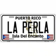 La Perla Puerto Rico Novelty License Plate 12" x 6" (LP)