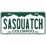 Sasquatch Colorado Novelty License Plate 12" x 6" (LP)