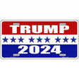 Trump 2024 Novelty Metal License Plate 12" x 6" (LP)