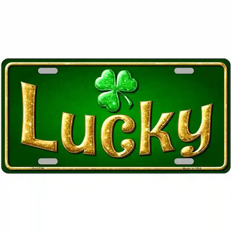 Lucky Irish Novelty License Plate 12" x 6" (LP)