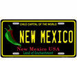 New Mexico Black State License Plate 12" x 6" (LP)