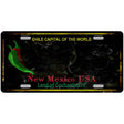 New Mexico Black Blank Rusty State License Plate 12" x 6" (LP)