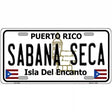 Sabana Seca Puerto Rico State Novelty License Plate 12" x 6" (LP)