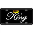 King Novelty License Plate 12" x 6" (LP)