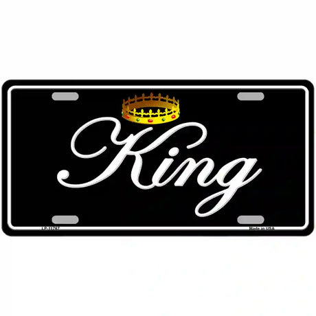 King Novelty License Plate 12" x 6" (LP)