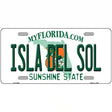 Isla Del Sol Florida Novelty License Plate 12" x 6" (LP)