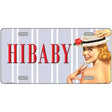 Hi Baby Vintage Pinup Novelty License Plate 12" x 6" (LP)