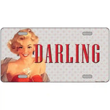 Darling Vintage Pinup Novelty License Plate 12" x 6" (LP)