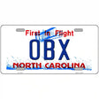 OBX North Carolina Novelty License Plate 12" x 6" (LP)