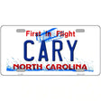 Cary North Carolina Novelty License Plate 12" x 6" (LP)