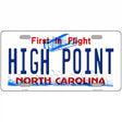 High Point North Carolina Novelty License Plate 12" x 6" (LP)