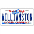 Williamston North Carolina Novelty License Plate 12" x 6" (LP)