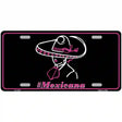 Hashtag Mexicana Novelty License Plate 12" x 6" (LP)