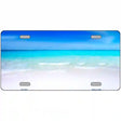 Beach Scene Novelty Metal License Plate 12" x 6" (LP)