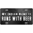 My Indian Name Novelty Metal License Plate 12" x 6" (LP)