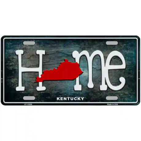 Kentucky Home State Outline Novelty License Plate 12" x 6" (LP)