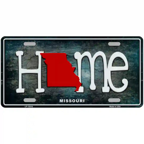 Missouri Home State Outline Novelty License Plate 12" x 6" (LP)