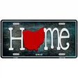 Ohio Home State Outline Novelty License Plate 12" x 6" (LP)