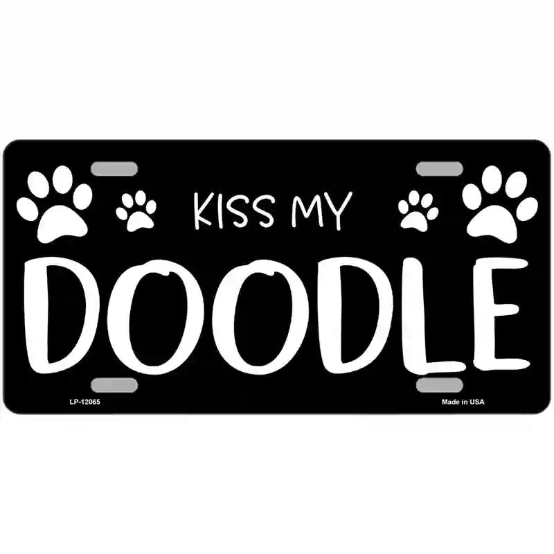 Kiss My  Novelty Metal License Plate 12" x 6" (LP)