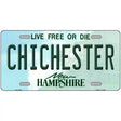 Chichester New Hampshire State Novelty Metal License Plate 12" x 6" (LP)