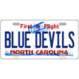 Blue Devils North Carolina State Novelty Metal License Plate 12" x 6" (LP)