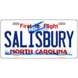 Salisbury North Carolina State Novelty Metal License Plate 12" x 6" (LP)