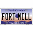 Fort Mill South Carolina State Novelty Metal License Plate LP-12130 12" x 6" (LP)