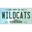 Wildcats New Hampshire Novelty Metal License Plate 12" x 6" (LP)