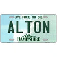 Alton New Hampshire Novelty Metal License Plate 12" x 6" (LP)