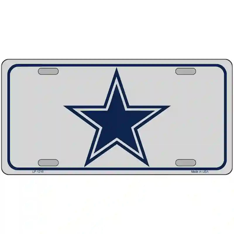 Blue Star Novelty Metal License Plate Tag LP-1216