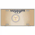 Mississippi Great Seal Blank Novelty Metal License Plate 12" x 6" (LP)