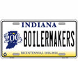 Boilermakers Indiana Novelty Metal License Plate 12" x 6" (LP)