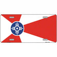 Wichita Flag Novelty Metal License Plate 12" x 6" (LP)