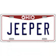 Ohio Jeeper Novelty Metal License Plate 12" x 6" (LP)