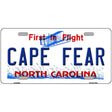 North Carolina Cape Fear Novelty Metal License Plate 12" x 6" (LP)