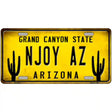 Arizona NJOY AZ Novelty Metal License Plate 12" x 6" (LP)