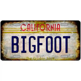 Bigfoot California Novelty Metal License Plate 12" x 6" (LP)